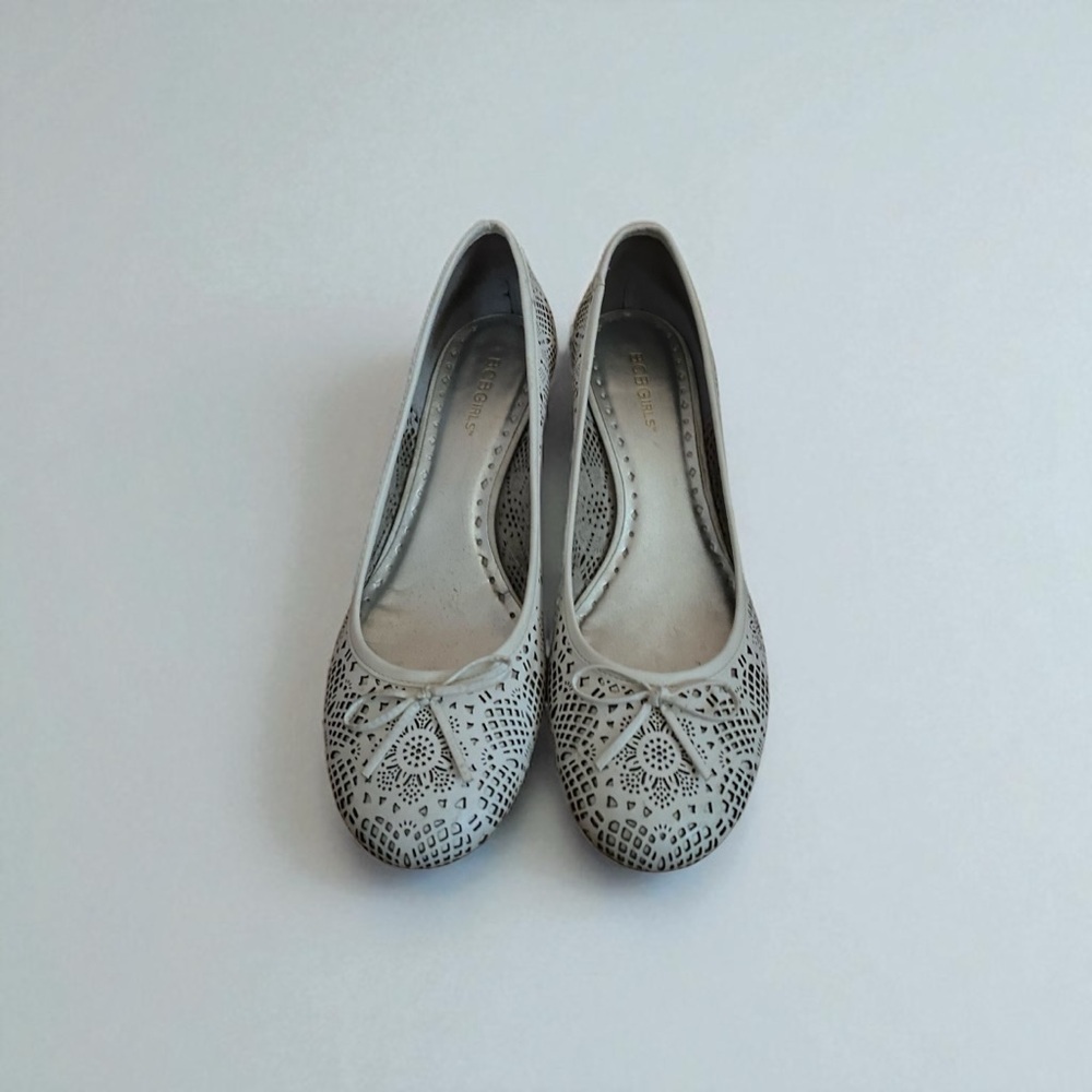 BCBGirls Laser Cut Kitten Heel Shoe
